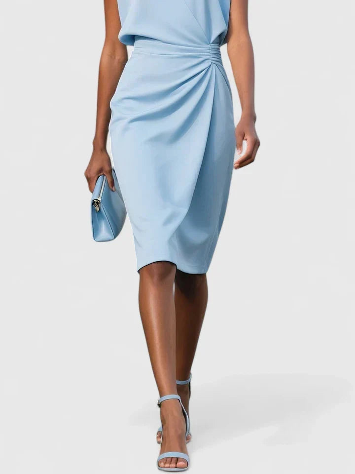 Delphina | Draped Elegance Dress