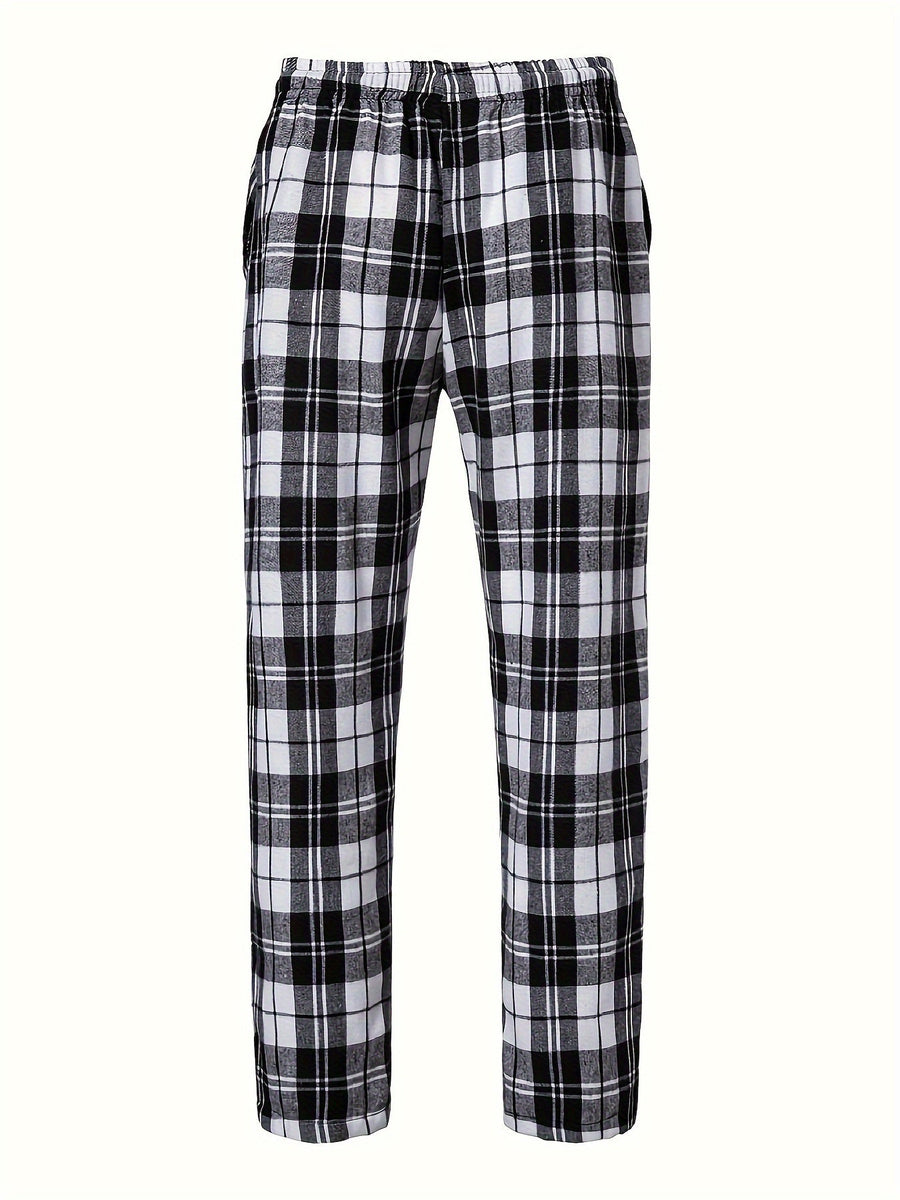 Damon | Relaxed Plaid Lounge Pants