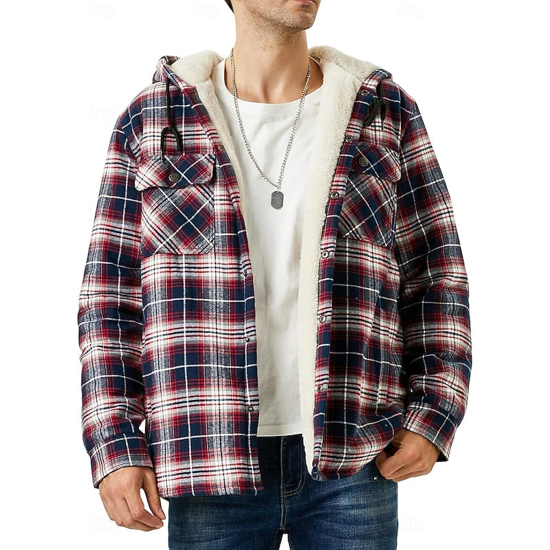 Curtis | Hooded Check Overshirt