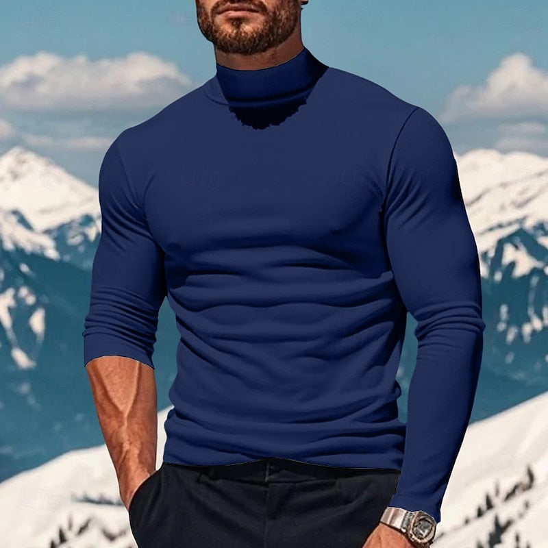 Barrett | Mock Neck Long Sleeve Top