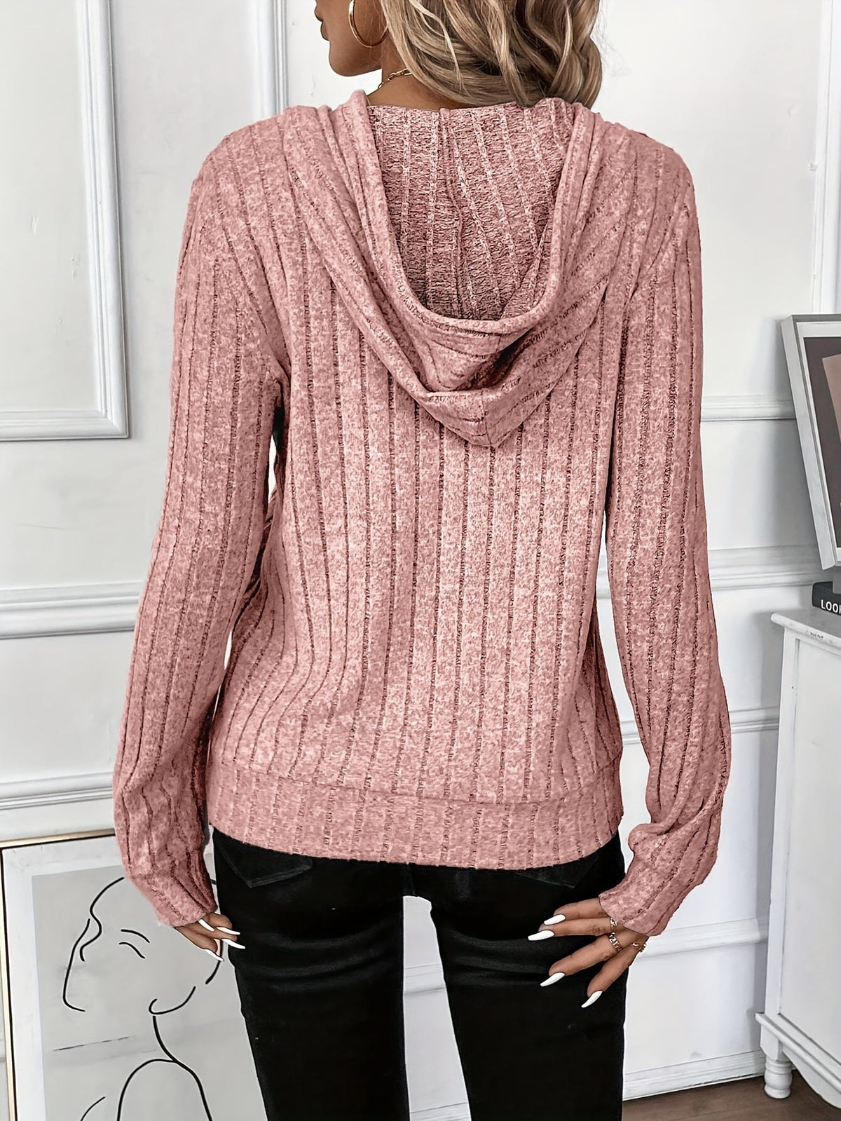 Thea | Cozy Textured Hoodie