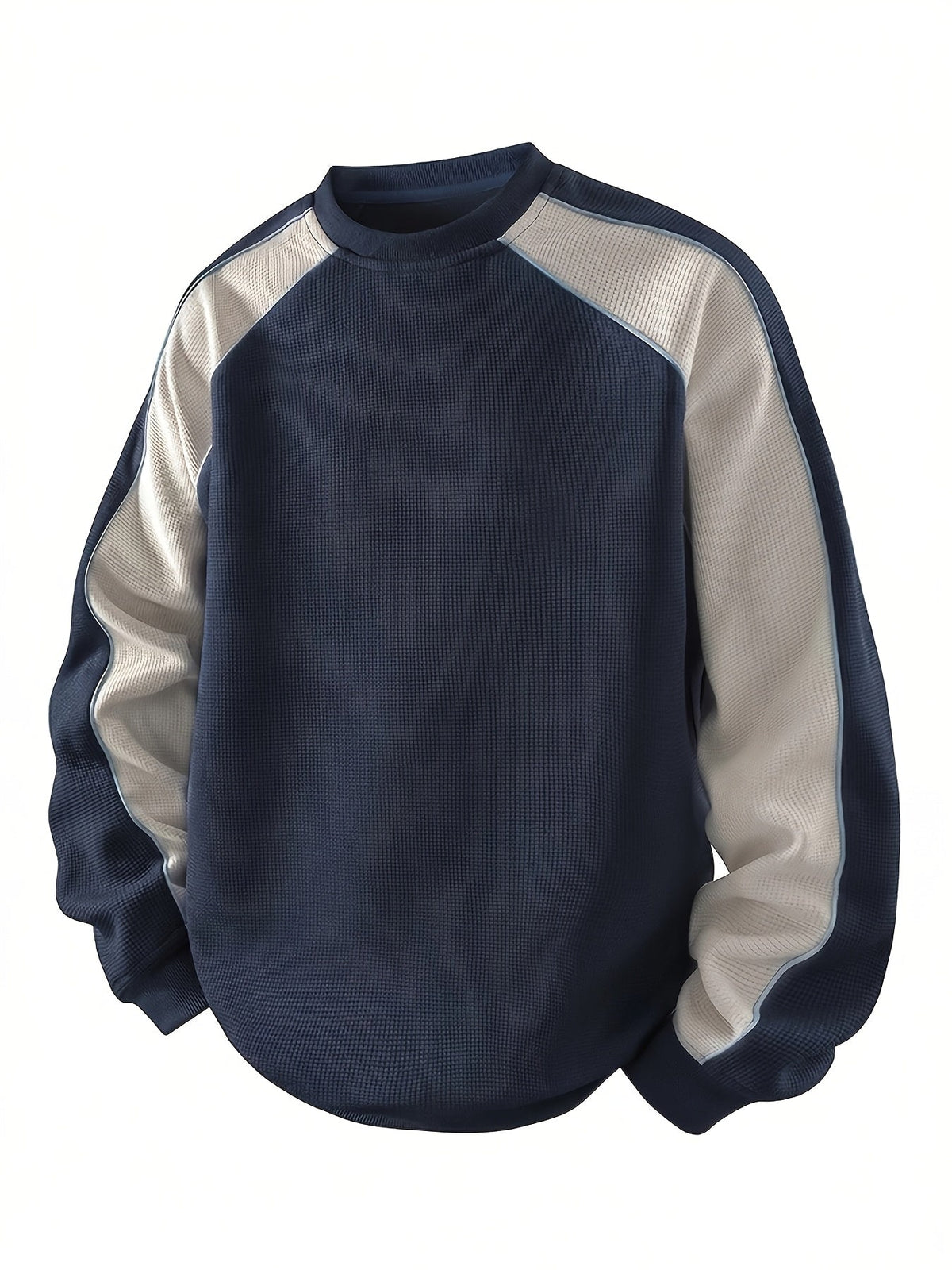 Sheldon | Color-Block Round Neck Sweatshirt