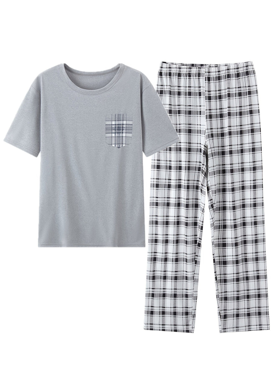 Tristan | Relaxed Checkered Two-Piece Set