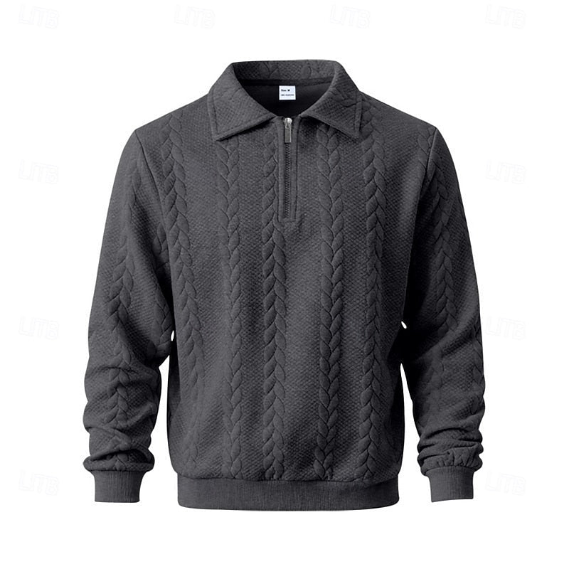 Simon | Collared Quarter-Zip Pullover