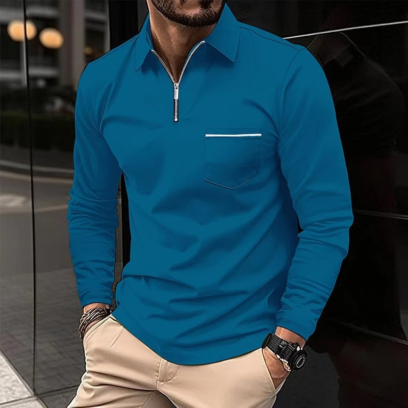 Trenton | Refined Quarter-Zip Polo Shirt