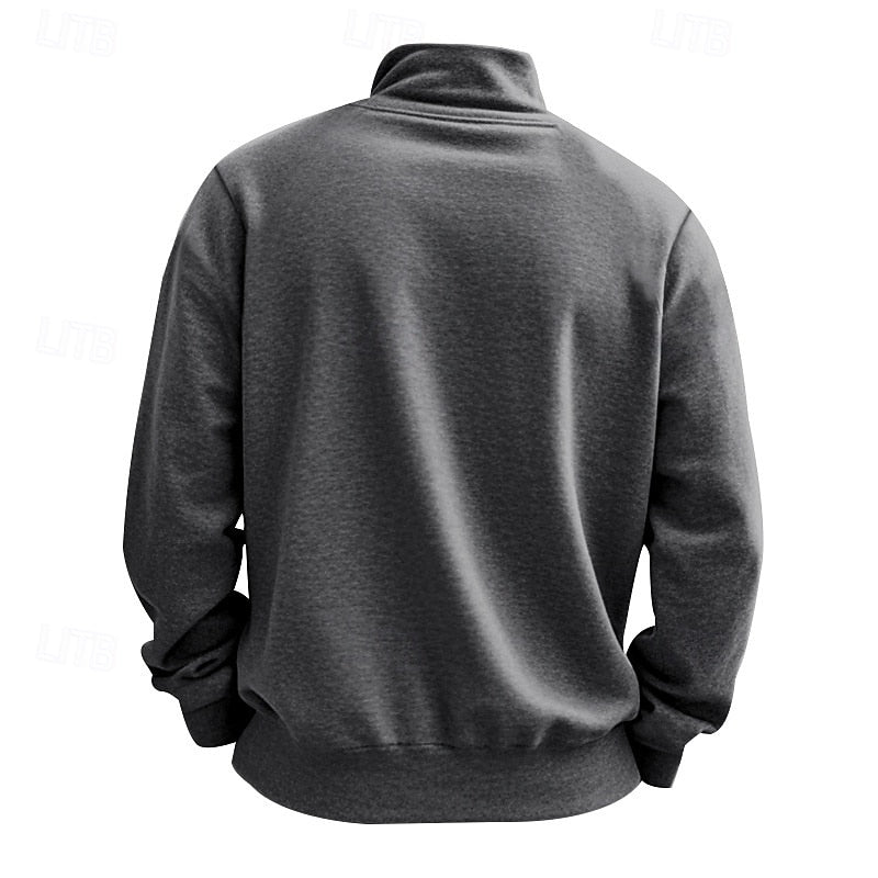 Glenn | Refined Quarter-Zip Sweatshirt