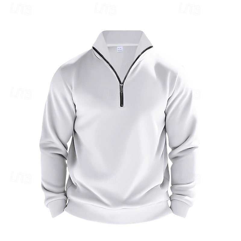 Glenn | Refined Quarter-Zip Sweatshirt