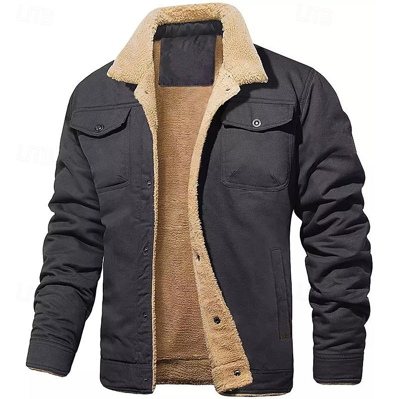 Lawrence | Sherpa-Lined Trucker Jacket