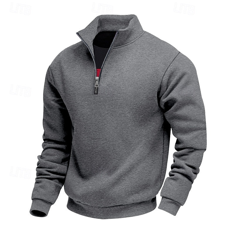 Glenn | Refined Quarter-Zip Sweatshirt