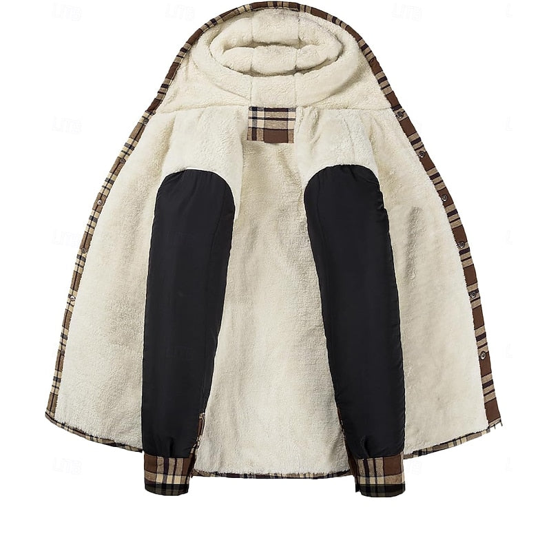 Curtis | Hooded Check Overshirt