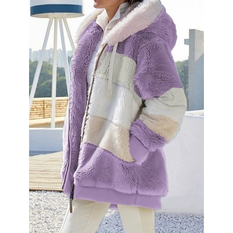 Corinne | Cozy Hooded Zip-Up Jacket