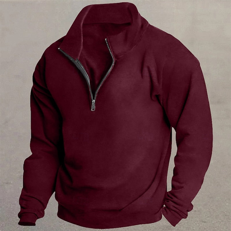 Clark | Quarter-Zip Standing Collar Pullover