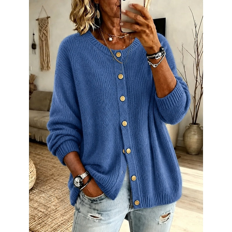 Cecilia | Soft Button-Front Cardigan
