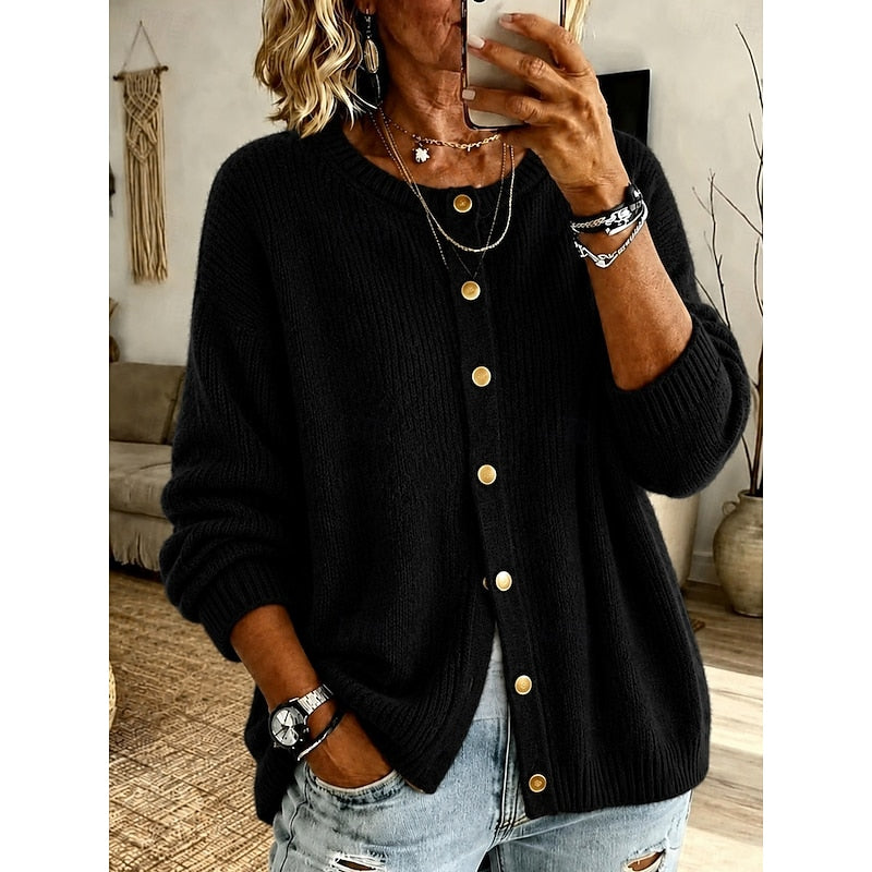 Cecilia | Soft Button-Front Cardigan