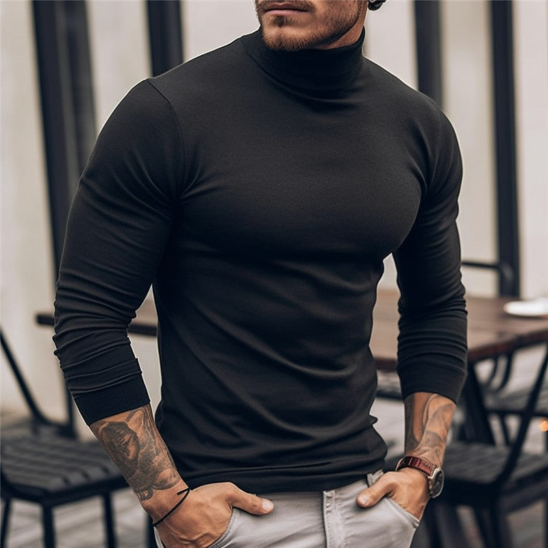 Blake | Refined Long-Sleeve Turtleneck