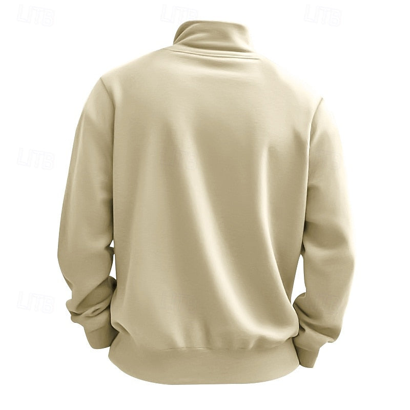 Glenn | Refined Quarter-Zip Sweatshirt