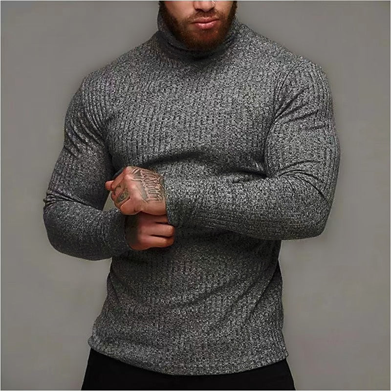 Lucas | Refined Ribbed Turtleneck